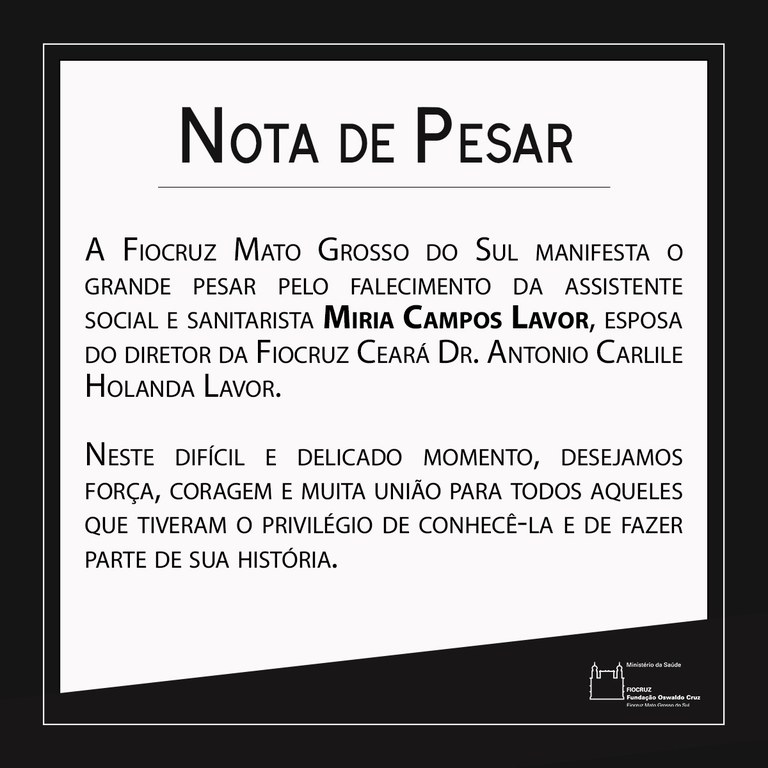 Nota de Pesar