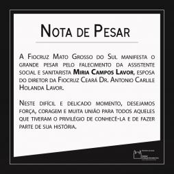 Nota de pesar